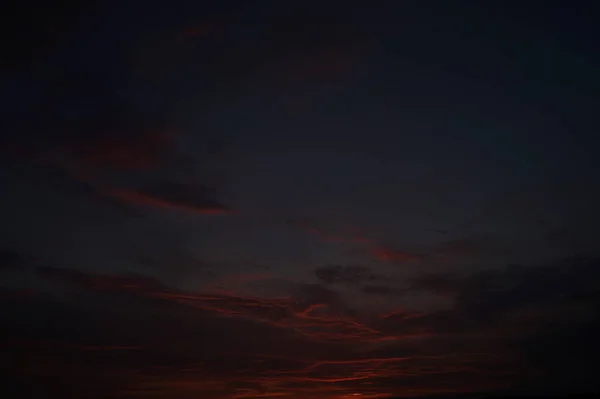 Pintoresca Vista Del Interminable Fondo Del Cielo Oscuro — Foto de Stock