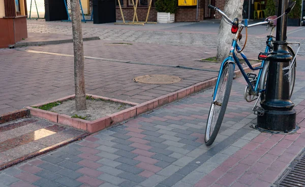 Aparcamiento Bicicletas Ciudad — Foto de Stock