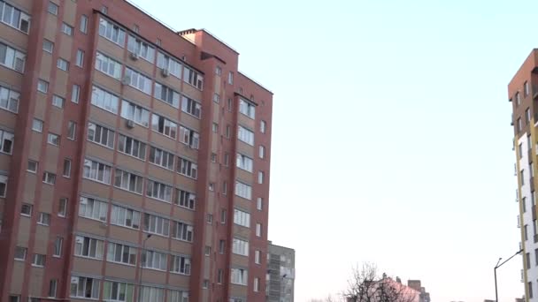 Filmagens Edifícios Apartamentos — Vídeo de Stock