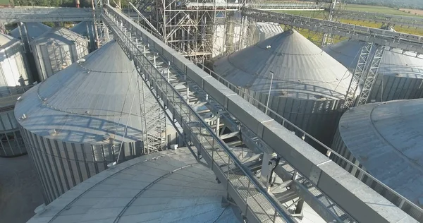 Grain elevator. Top view