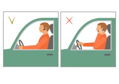Araba sürme, telefonunuzun ve tehlike güvenlik aracı