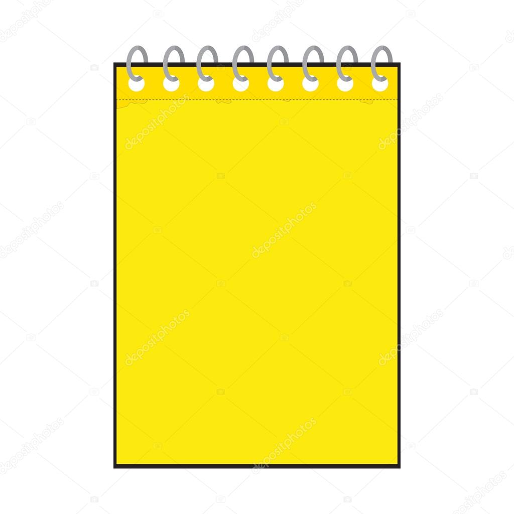 yellow notepad icon