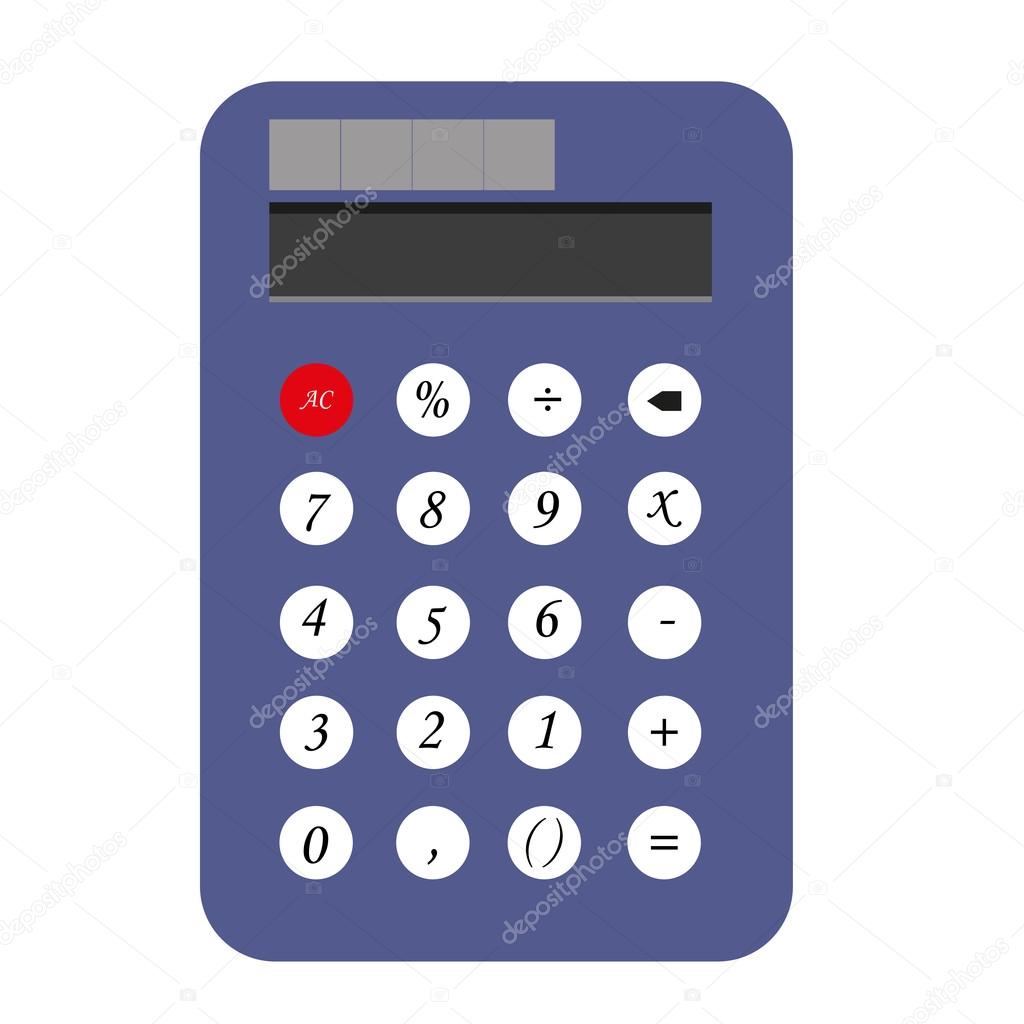 calculator icon. vector format