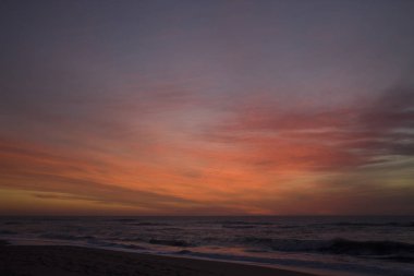 Harika, güzel günbatımı okyanus.