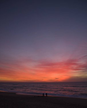 Harika, güzel günbatımı okyanus.