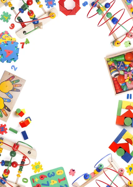 Color toys border — Stock Photo, Image