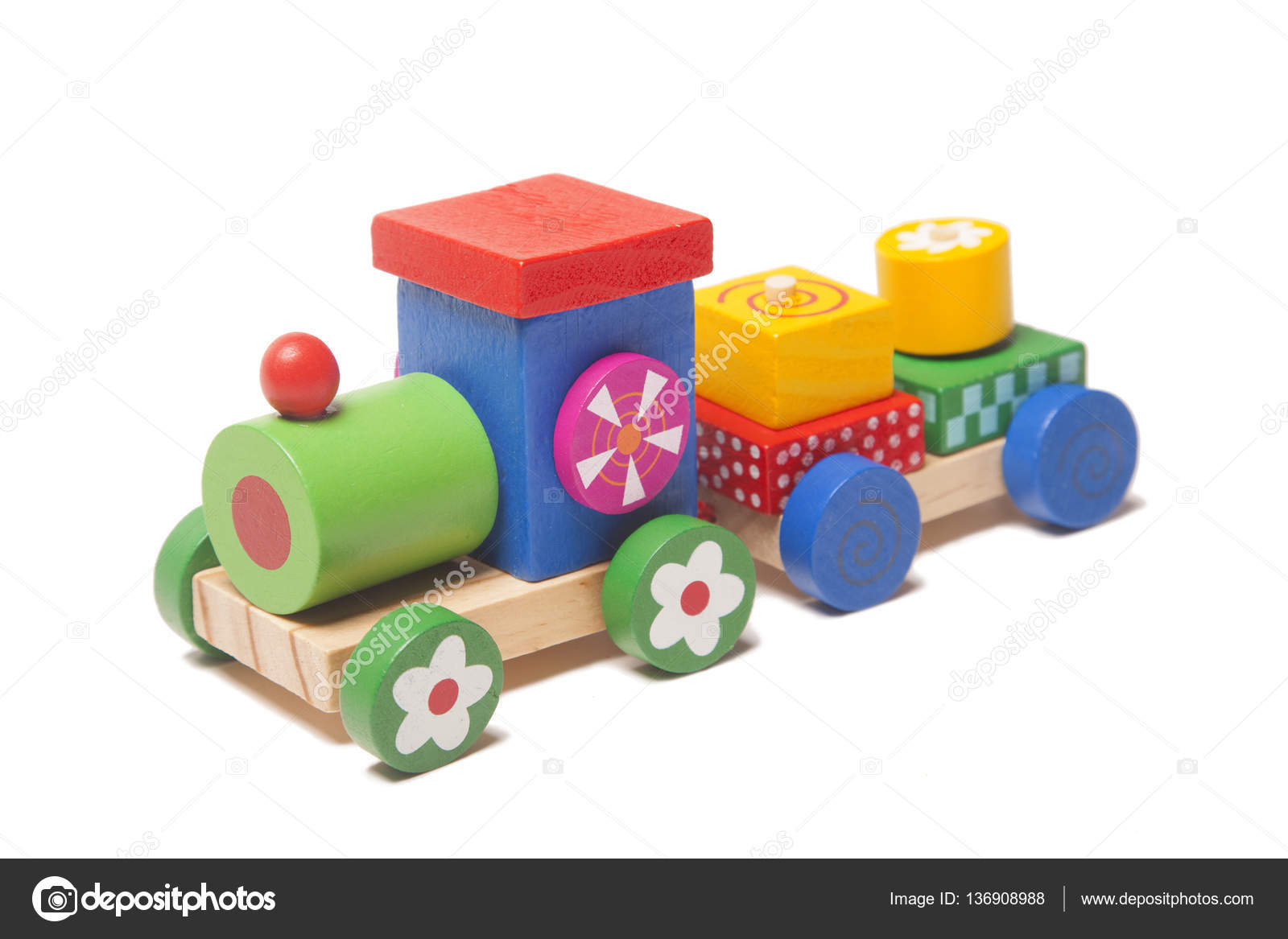 wooden train puzzle