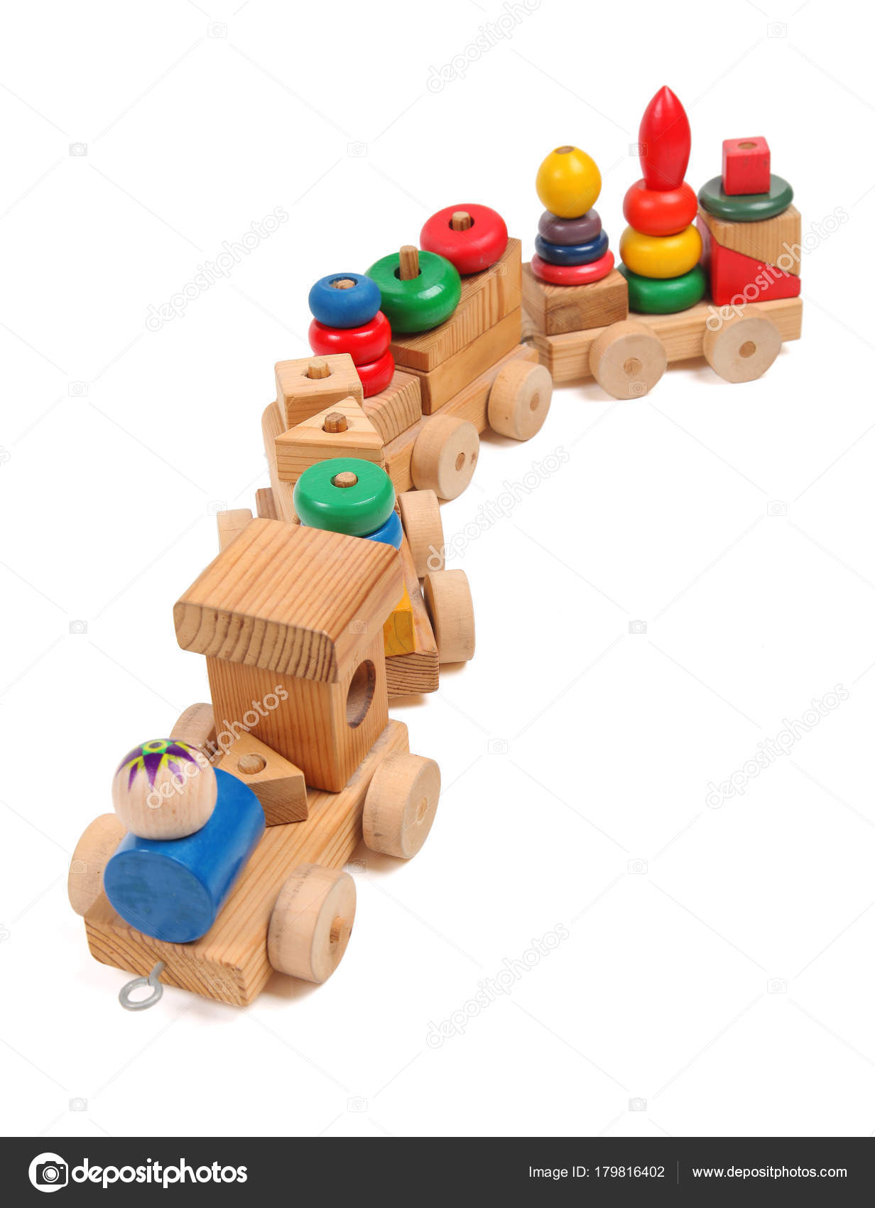 wooden train puzzle