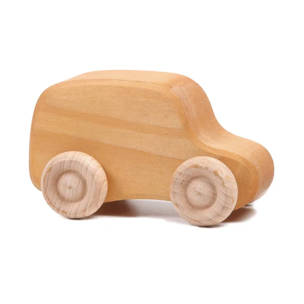 나무 자동차 장난감 스톡 사진