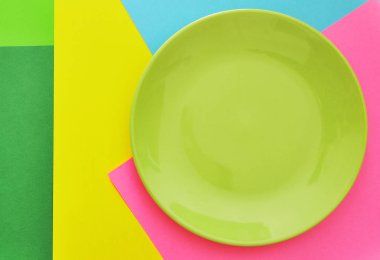 Arka plan boş renkli plaka