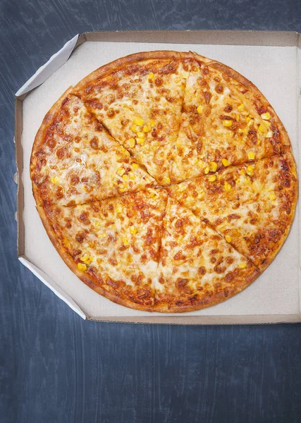 Pizza Tle Kamień — Zdjęcie stockowe