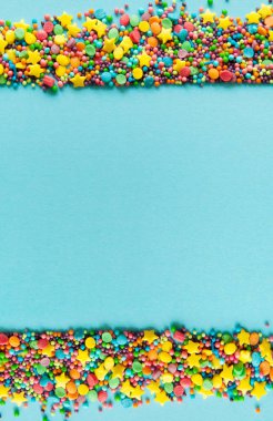 Kek için renkli toz.