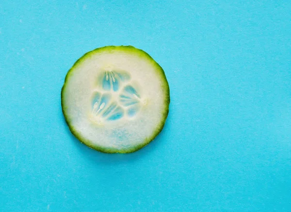 Una Rebanada Pepino — Foto de Stock