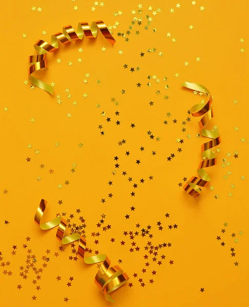 Ribbons Och Glitter Färgglada Bakgrund — Stockfoto