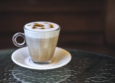 cam masa kahve Kupası.