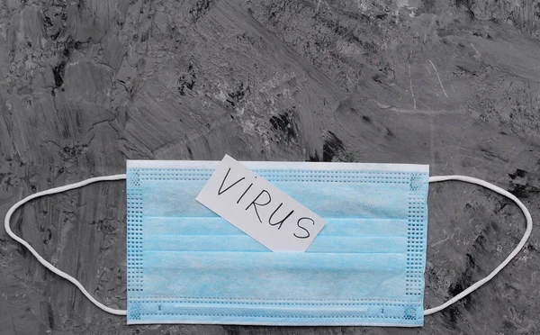 Dokumenty Napisem Wirus — Zdjęcie stockowe