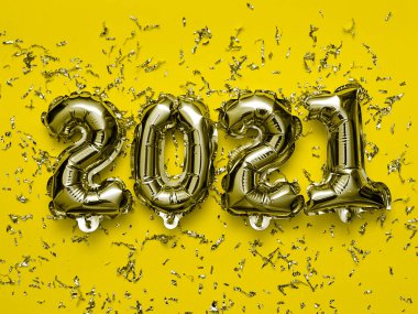 2021 'in parlak sembolleri şenlikli arka planda parlıyor..