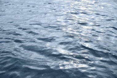 Güzel, berrak denizin dokusu.