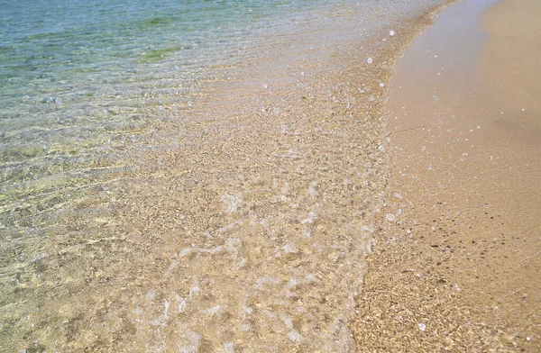 Schöner Strand Der Krim Meer — Stockfoto