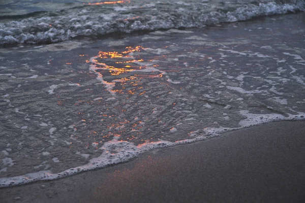 Sunset Beach Beautiful View Crimea — Stock Photo, Image