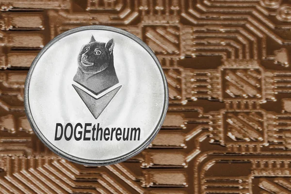 Τα κέρματα Dogethereum — Φωτογραφία Αρχείου
