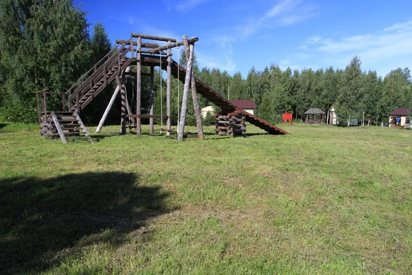 A nagy orosz-tó és a nyári táj. — Stock Fotó