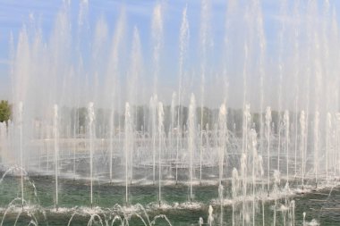 Şarkı, müzik ve fantastik çeşmeler, Moskova, Rusya