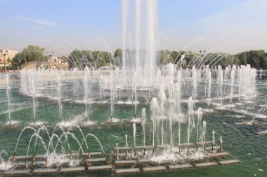 Şarkı, müzik ve fantastik çeşmeler, Moskova, Rusya