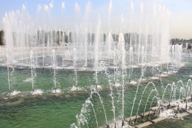 Şarkı, müzik ve fantastik çeşmeler, Moskova, Rusya