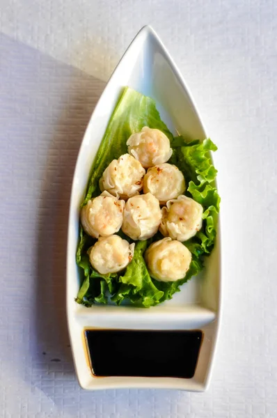 Gambas Shumai dumpling — Foto de Stock