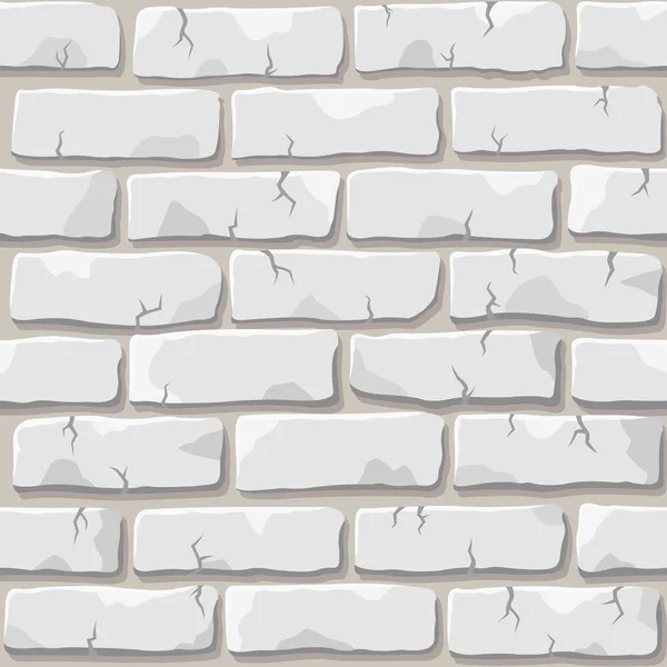 Struttura della parete di mattoni bianchi — Vettoriale Stock
