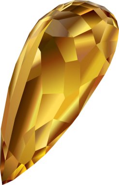 Beyaz arka plan üzerinde güzel parlak yönlü heliodorus vektör