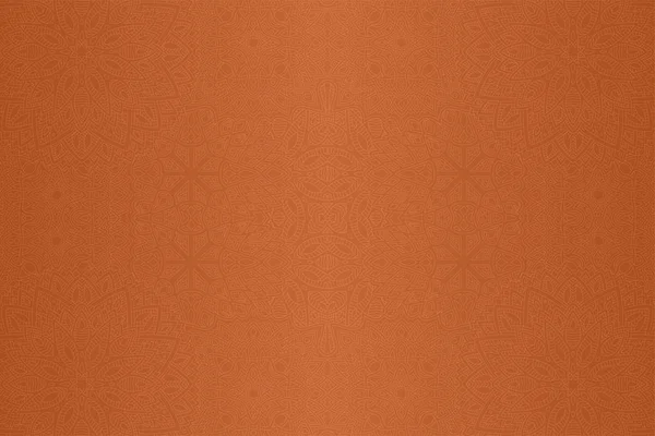 Arte de línea naranja con patrón inconsútil abstracto — Archivo Imágenes Vectoriales