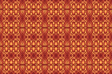 Ateş alevleriyle soyut kırmızı, pürüzsüz desen