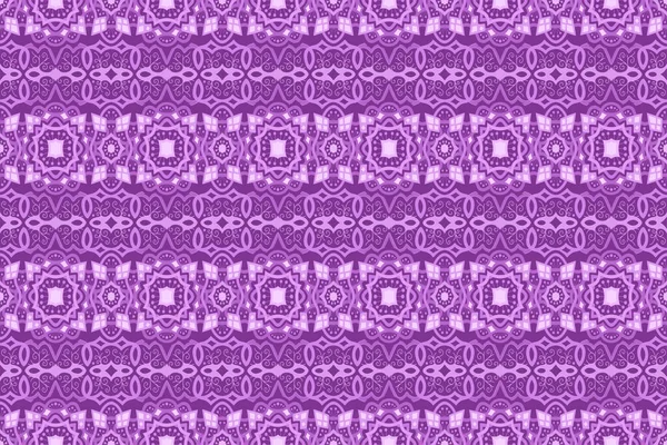 Beautiful Fantasy Background Violet Seamless Abstract Pattern — Stock Vector