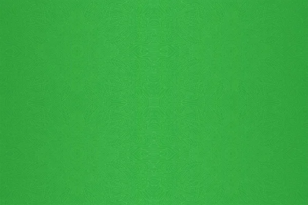 Красивая Иллюстрация Бесшовным Линейным Цветочным Узором Зеленом Фоне — стоковый вектор