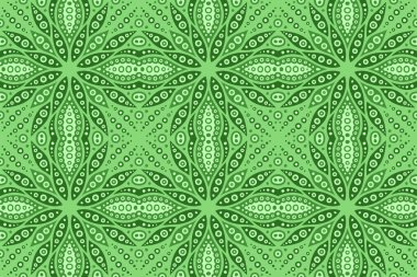 Kare, pürüzsüz ve soyut desenli güzel yeşil ağ arkaplanı