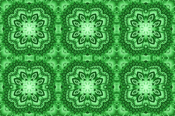 Beau Fond Web Vert Pour Saint Patricks Jour Avec Motif — Image vectorielle