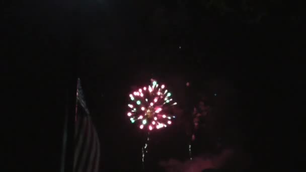 Fireworks Finale del Día de la Independencia 2017 — Vídeo de stock