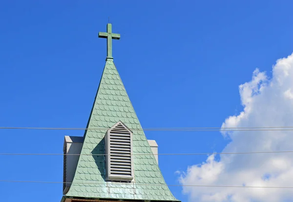Kilise Steeple Hıristiyan arka plan