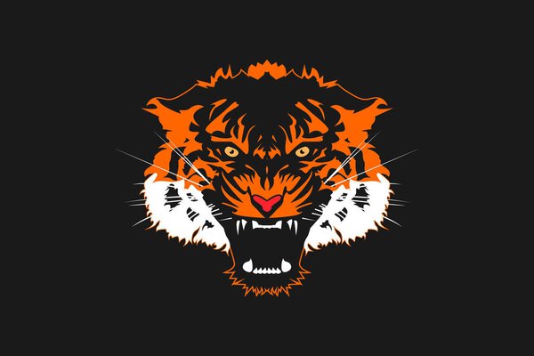 Logo Tiger Face Vector
