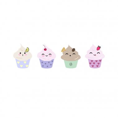 Kawaii cupcakes