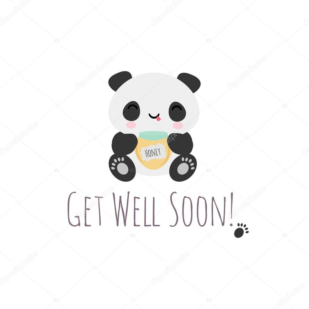 Get well soon panda