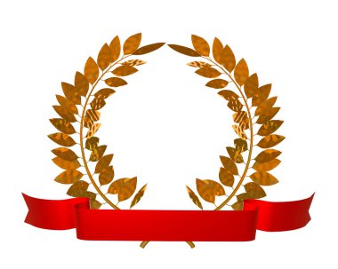 Altın defne çelengi 
