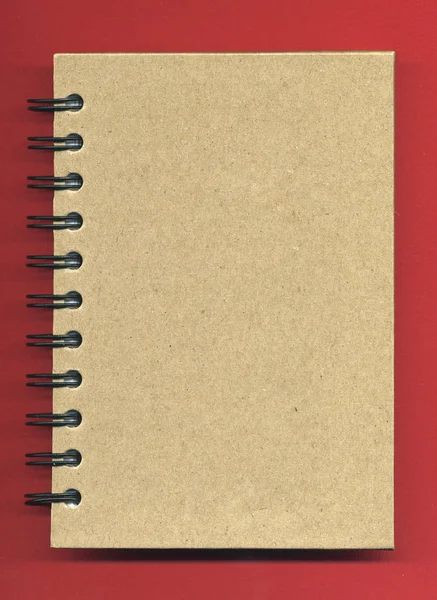 Capa de caderno espiral — Fotografia de Stock