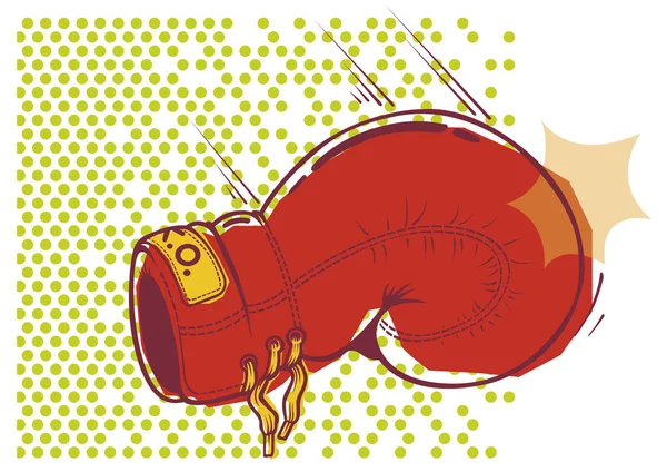 拳击手套的插图 — 图库矢量图片