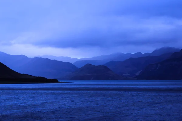 Blue Scenery New Zealsnd — Stock Photo, Image