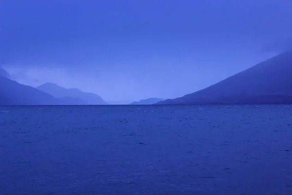 Paysages Bleus Nouvelle Zélande — Photo