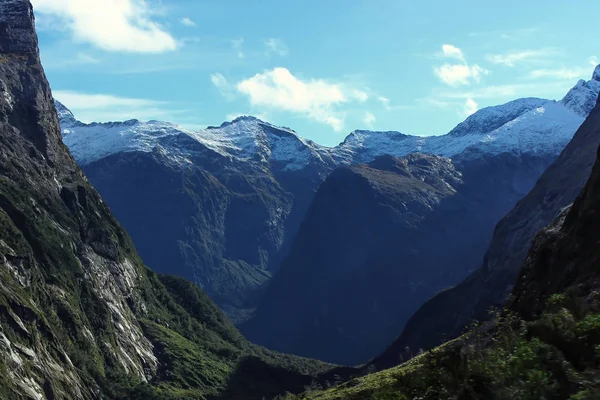 Snow Capped Mountains Winter — Stock Photo, Image