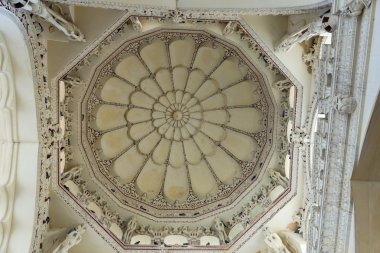 Dome shaped ornamental ceiling at Nayak Palace. clipart